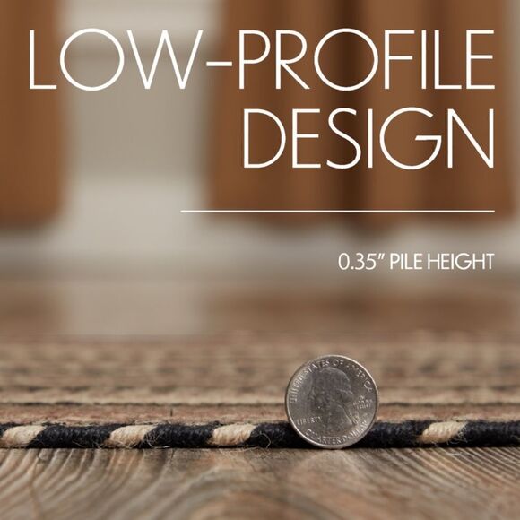 Farmhouse Jute Braided Dog Bone Shaped Rug Indoor Outdoor Country Pet Puppy - Picture 3 of 3